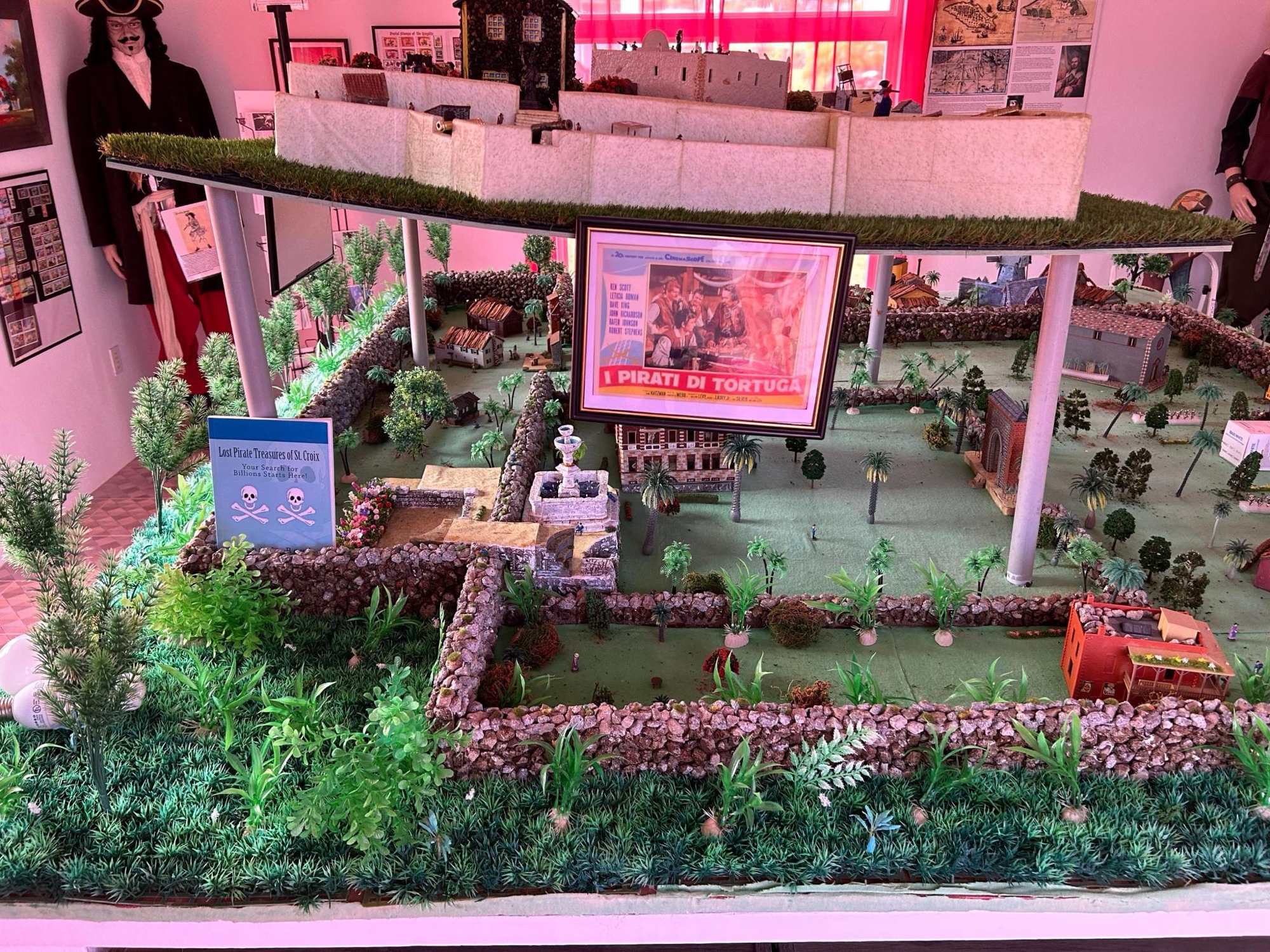 Crusader Museum diorama, Nevis